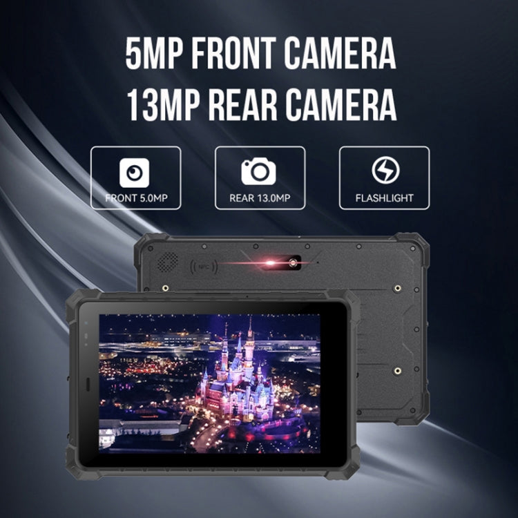 IP68 방수 충격 방지 방진, Android 10.0 MT6771 옥타 코어, GPS/WiFi/BT/NFC 지원, UK 플러그, 8인치 4GB+64GB