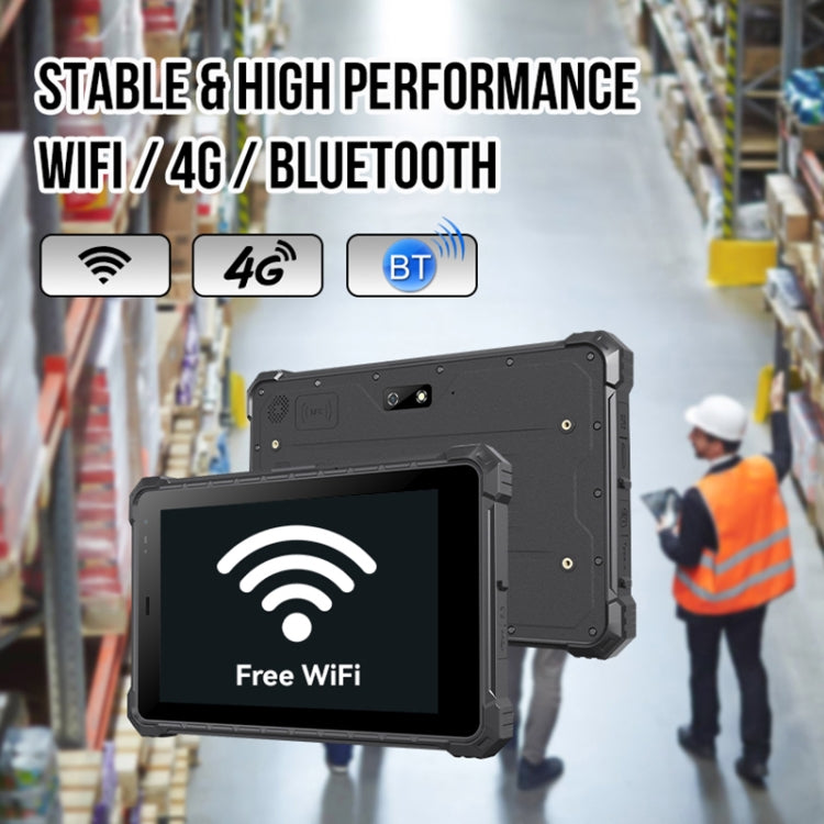 IP68 방수 충격 방지 방진, Android 10.0 MT6771 옥타 코어, GPS/WiFi/BT/NFC 지원, UK 플러그, 8인치 4GB+64GB