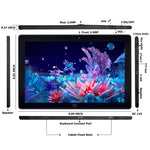 윈도우 10, 인텔 셀러론 J3455 쿼드 코어, TF 카드 및 HDMI, 블루투스, 듀얼 WiFi 지원, 키보드 미포함, N4000 4코어 8GB+128GB