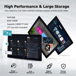 윈도우 10, 인텔 셀러론 J3455 쿼드 코어, TF 카드 & HDMI & 블루투스 & 듀얼 WiFi 지원, 키보드 포함, N4000 4코어 8GB+128GB 키보드 포함