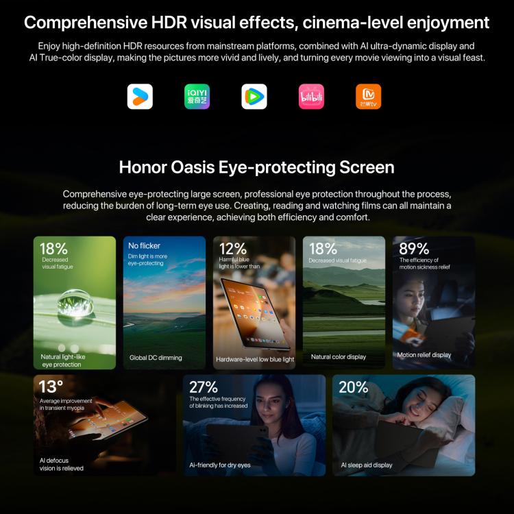 Honor MagicPad3 Pro 13.3인치 WiFi 태블릿 PC, 16GB+512GB MagicOS 10.0 Qualcomm Snapdragon 8 Lite Gen5 옥타 코어, 16GB+512GB