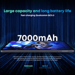 키보드 없음, Android 11, Qualcomm Snapdragon 662 옥타 코어 최대 2.0GHz, 듀얼 SIM & 블루투스 & WiFi & TF 카드 지원 (블랙+블루), HiPad Pro 8GB+128GB