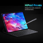 키보드 없음, Android 11, Qualcomm Snapdragon 662 옥타 코어 최대 2.0GHz, 듀얼 SIM & 블루투스 & WiFi & TF 카드 지원 (블랙+블루), HiPad Pro 8GB+128GB