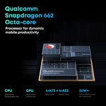 키보드 없음, Android 11, Qualcomm Snapdragon 662 옥타 코어 최대 2.0GHz, 듀얼 SIM & 블루투스 & WiFi & TF 카드 지원 (블랙+블루), HiPad Pro 8GB+128GB