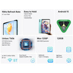 Teclast P50 Mini WiFi 태블릿 PC, 4GB+128GB, 8.7인치 안드로이드 15 Unisoc T606 옥타 코어, P50 Mini