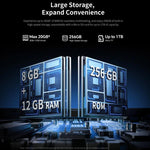 Teclast T65 Plus 4G LTE 태블릿 PC, 8GB+256GB, 13.4인치 안드로이드 15 MediaTek Helio G99 옥타 코어, 듀얼 SIM 지원, T65 Plus