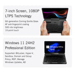GPD MicroPC 2 핸드헬드 게이밍 PC, 16GB+512GB, 7인치 Windows 11 Pro 인텔 프로세서 N250, 미국 플러그, WMC2573AU, WMC2573EU, WMC2573UK, WMC2573US
