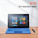 윈도우 10 시스템, 인텔 제미니 레이크 N4120 쿼드 코어 최대 2.6GHz, 키보드 및 스타일러스 펜 포함, 듀얼 밴드 WiFi 및 블루투스, TF 카드 및 HDMI 지원, 미국 플러그, 키보드 및 스타일러스 펜 포함 W10