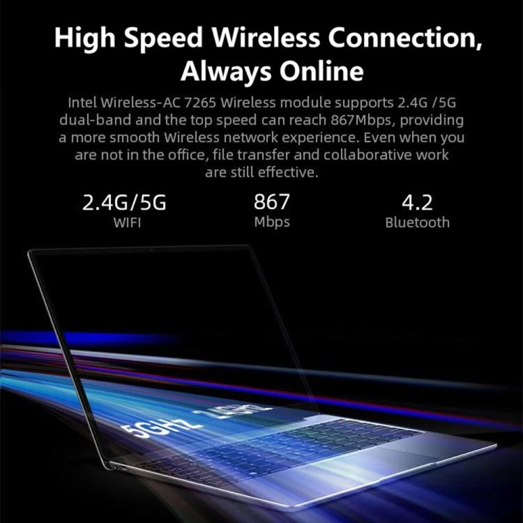 윈도우 10 홈, 인텔 코어 i5-8259U 쿼드 코어 2.3GHz-3.8GHz, 듀얼 밴드 WiFi / 블루투스 / TF 카드 확장 지원 (다크 그레이), i5-8259U 8GB+512GB