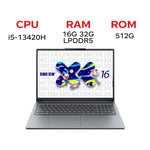 레노버 샤오신 16 SE 2025 노트북, 16인치, 16GB+512GB, 윈도우 11, 인텔 코어 i5-13420H 8코어, 미국 플러그, 샤오신 16 SE 2025