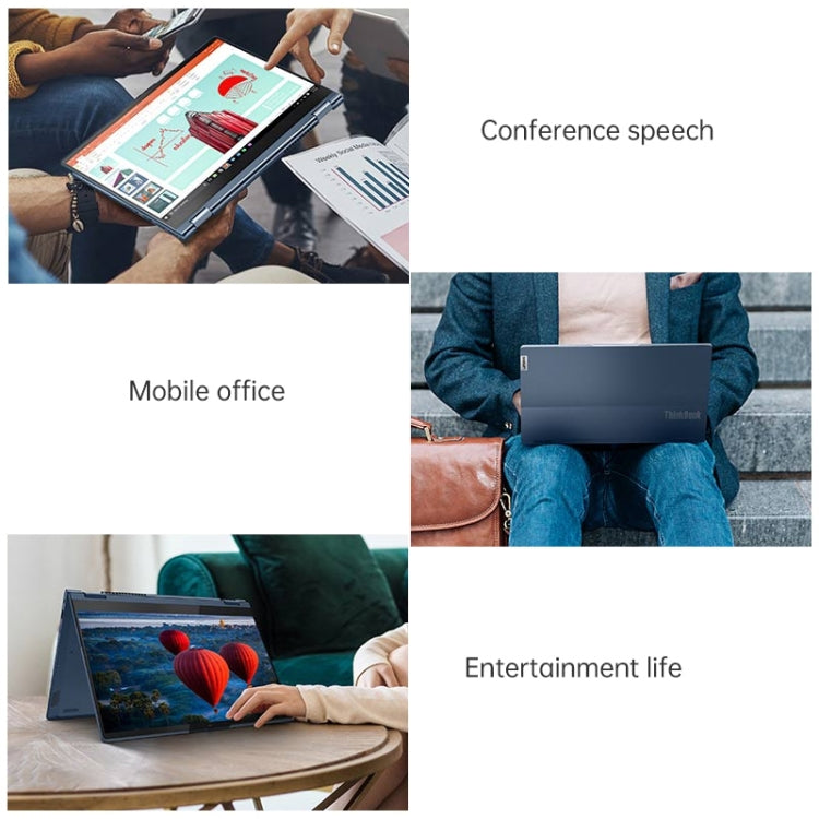 윈도우 10 프로페셔널 에디션, 인텔 코어 i5-1135G7 쿼드 코어 최대 4.2GHz, WiFi 6 & 블루투스 & HDMI 지원, 미국 플러그 (블루), 요가 1JCD 코어 i5