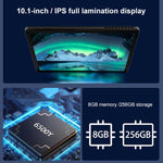 Jumper EZpad V10 플러스 태블릿 PC, 8GB+128GB, 10.1인치 Windows 11 OS Intel Pentium Gold 6500Y 듀얼 코어, 미국 플러그, 8GB+128GB