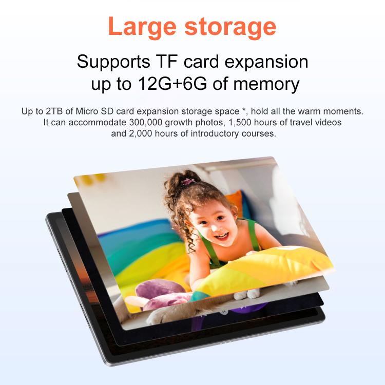 레노버 샤오신 패드 12.1인치 2025 WiFi 태블릿, 8GB+256GB, MediaTek Dimensity 6400 옥타코어, 미국 플러그, 8GB+256GB