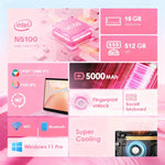 GXMO T152J 15.6인치 노트북, 16GB+512GB, 윈도우 11 프로 인텔 셀러론 N5100 쿼드 코어, 지문 인식 잠금 해제 지원, 유럽 플러그, 16GB+512GB, 유럽 플러그