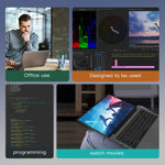 GXMO G156 15.6인치 노트북, 16GB+512GB, 윈도우 11 AMD 라이젠 7 5825U 옥타 코어, 지문 인식 잠금 해제 지원, 미국 플러그, 32GB+1TB