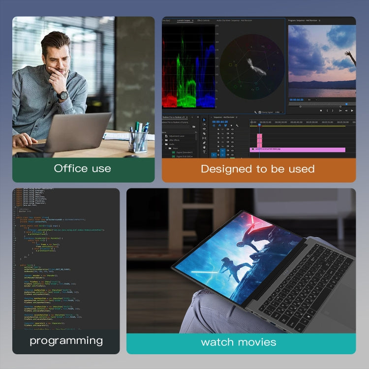 GXMO G156 15.6인치 노트북, 16GB+512GB, 윈도우 11 AMD 라이젠 7 5825U 옥타 코어, 지문 인식 잠금 해제 지원, 미국 플러그, 32GB+1TB