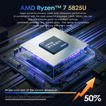 GXMO G156 15.6인치 노트북, 16GB+512GB, 윈도우 11 AMD 라이젠 7 5825U 옥타 코어, 지문 인식 잠금 해제 지원, 미국 플러그, 32GB+1TB