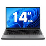 E140C 14 inch Lightweight Laptop, 8GB+256GB, Windows 11 Intel Alder Lake N100 Quad Core, US Plug, Intel N100