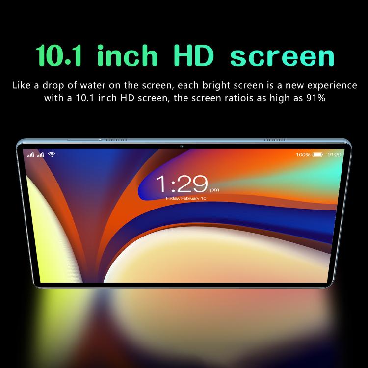 BDF P70 10.1인치 4G LTE 태블릿 PC, 4GB+64GB, 안드로이드 10 MTK6750 옥타 코어, 듀얼 SIM 지원, 유럽 플러그, 6GB+128GB, 유럽 플러그