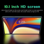 BDF P70 10.1인치 4G LTE 태블릿 PC, 6GB+128GB, 안드로이드 10 MTK6750 옥타 코어, 듀얼 SIM 지원, 유럽 플러그, 8GB+256GB, 유럽 플러그