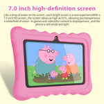 BDF T7 7인치 WiFi 키즈 태블릿 PC, 실리콘 케이스 포함, 2GB+32GB, 안드로이드 8.1 MTK6735 쿼드 코어 CPU, 미국 플러그, 4GB+64GB