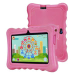 BDF T7 7인치 WiFi 키즈 태블릿 PC, 실리콘 케이스 포함, 2GB+32GB, 안드로이드 8.1 MTK6735 쿼드 코어 CPU, 미국 플러그, 4GB+64GB
