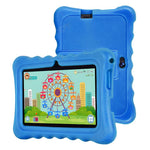 BDF T7 7인치 WiFi 키즈 태블릿 PC, 실리콘 케이스 포함, 2GB+32GB, 안드로이드 8.1 MTK6735 쿼드 코어 CPU, 미국 플러그, 4GB+64GB