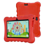BDF T7 7인치 WiFi 키즈 태블릿 PC, 실리콘 케이스 포함, 2GB+32GB, 안드로이드 8.1 MTK6735 쿼드 코어 CPU, 미국 플러그, 4GB+64GB