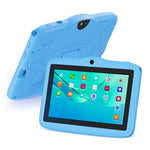 BDF 7인치 WiFi 키즈 태블릿 PC, 버섯 실리콘 케이스 포함, 1GB+16GB, 안드로이드 8.1 MTK6735 쿼드 코어 CPU, 미국 플러그, 3GB+32GB