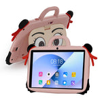 BDF 7인치 WiFi 키즈 태블릿 PC 네자 실리콘 케이스, 2GB+32GB, 안드로이드 8.1 MTK6735 쿼드 코어 CPU, 미국 플러그, 4GB+64GB