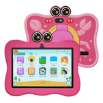 BDF 7인치 WiFi 키즈 태블릿 PC 게 실리콘 케이스, 2GB+32GB, 안드로이드 8.1 MTK6735 쿼드 코어 CPU, 미국 플러그, 4GB+64GB