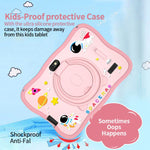 BDF 7 inch WiFi Kids Tablet PC with Spaceman Silicone Case, 1GB+16GB, Android 8.1 MTK6735 Quad Core CPU, US Plug, 3GB+32GB