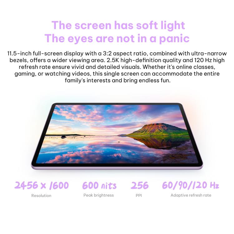 HUAWEI MatePad 11.5인치 2026 WiFi 소프트 라이트 에디션, 8GB+128GB, HarmonyOS 5.1 Hisilicon Kirin T82B, 구글 플레이 미지원, WiFi 8GB+128GB 소프트 라이트