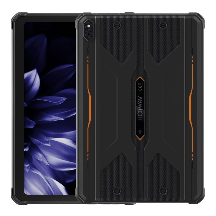 HOTWAV Tab R8 IP68/IP69K 견고한 태블릿, 4GB+128GB, 10.1인치 Android 14 Unisoc T606 옥타 코어 4G 네트워크, 글로벌 버전 구글 플레이 포함, EU 플러그, Tab R8