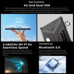 HOTWAV Tab R9 Plus IP68/IP69K 방수 방진 러기드 태블릿, 8GB+512GB, 11인치 Android 14 Unisoc T7280 옥타 코어 4G 네트워크, 글로벌 버전 구글 플레이 포함, EU 플러그, Tab R9 Plus