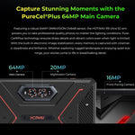 HOTWAV Tab R9 Ultra IP68/IP69K 방수 방진 러기드 태블릿, 8GB+512GB, 11인치 Android 15 Unisoc T8200 옥타 코어 5G 네트워크, 글로벌 버전 구글 플레이 포함, EU 플러그, Tab R9 Ultra