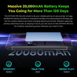 HOTWAV Tab R9 Ultra IP68/IP69K 방수 방진 러기드 태블릿, 8GB+512GB, 11인치 Android 15 Unisoc T8200 옥타 코어 5G 네트워크, 글로벌 버전 구글 플레이 포함, EU 플러그, Tab R9 Ultra