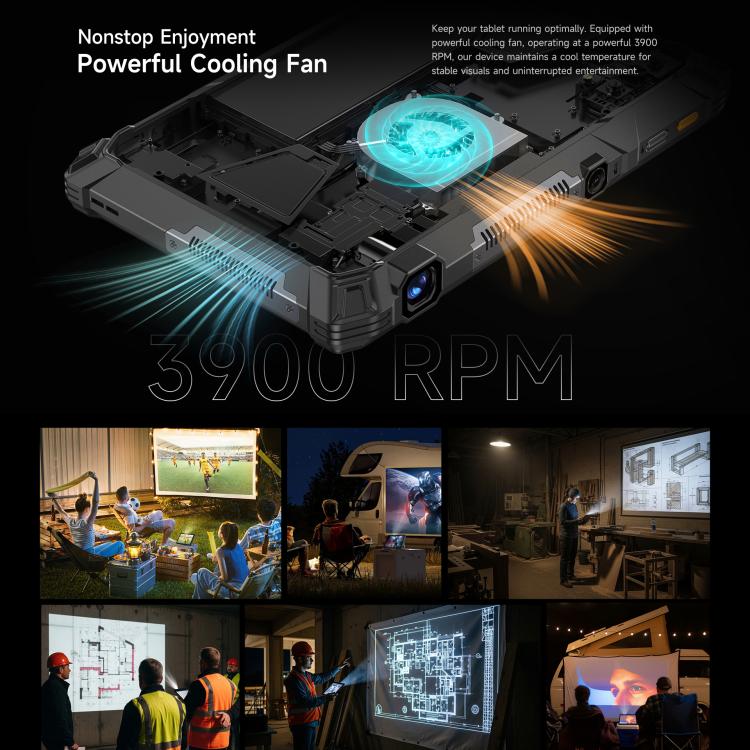 Ulefone Armor Pad 5 Ultra 러기드 태블릿 PC, 12GB+512GB, 11인치 Android 15 MediaTek Dimensity 7400X 옥타 코어 5G 네트워크, EU 플러그, Armor Pad 5 Ultra