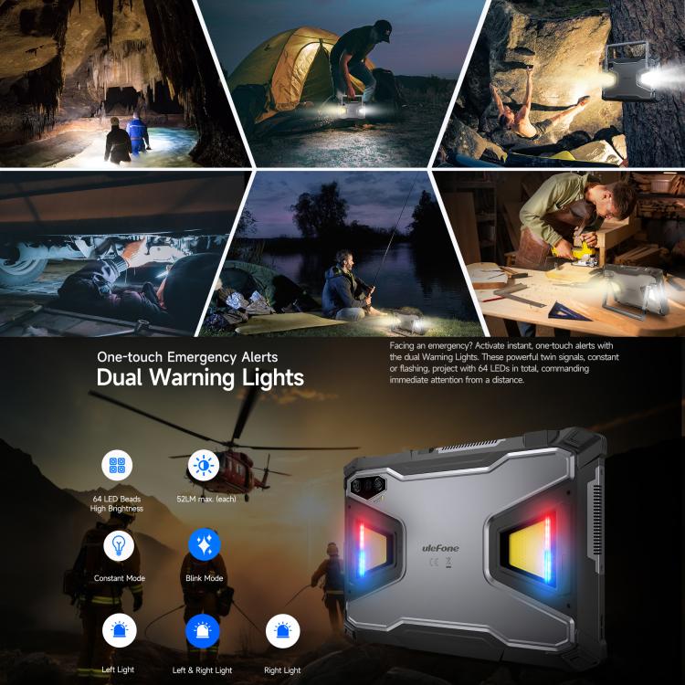 Ulefone Armor Pad 5 Ultra 러기드 태블릿 PC, 12GB+512GB, 11인치 Android 15 MediaTek Dimensity 7400X 옥타 코어 5G 네트워크, EU 플러그, Armor Pad 5 Ultra