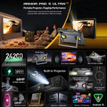 Ulefone Armor Pad 5 Ultra 러기드 태블릿 PC, 12GB+512GB, 11인치 Android 15 MediaTek Dimensity 7400X 옥타 코어 5G 네트워크, EU 플러그, Armor Pad 5 Ultra