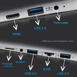11.6인치 터치 스크린 요가 노트북, 6GB+256GB, 윈도우 11 인텔 셀러론 N4020 듀얼 코어, 유럽 플러그, 6GB+256GB