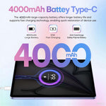 Pad 8 Pro 10.1인치 4G LTE 태블릿 PC 콤보 세트, 4GB+32GB, Android 10 MT6755 옥타 코어, 키보드 / 마우스 / 가죽 케이스 포함, US 플러그, US 플러그