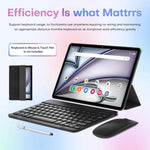 Pad 8 Pro 10.1인치 4G LTE 태블릿 PC 콤보 세트, 4GB+32GB, Android 10 MT6755 옥타 코어, 키보드 / 마우스 / 가죽 케이스 포함, US 플러그, US 플러그