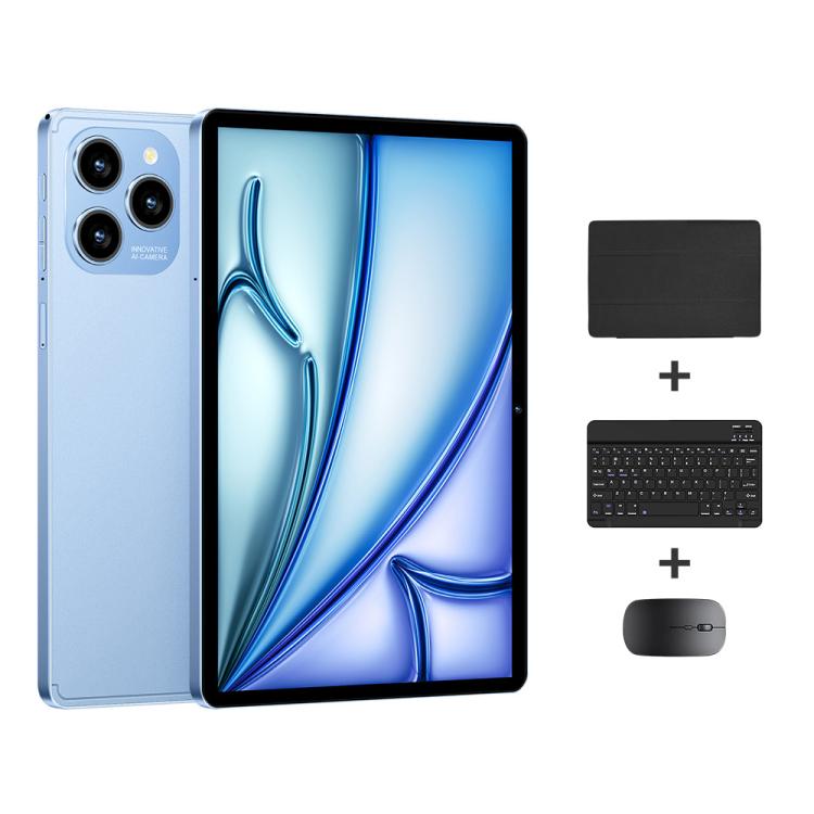 Pad 8 Pro 10.1인치 4G LTE 태블릿 PC 콤보 세트, 4GB+32GB, Android 10 MT6755 옥타 코어, 키보드 / 마우스 / 가죽 케이스 포함, EU 플러그, EU 플러그