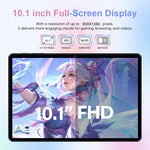 Pad 8 Pro 10.1인치 4G LTE 태블릿 PC 콤보 세트, 4GB+32GB, Android 10 MT6755 옥타 코어, 키보드 / 마우스 / 가죽 케이스 포함, UK 플러그, UK 플러그