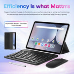 Pad 9 Pro 10.1인치 4G LTE 태블릿 PC 콤보 세트, 4GB+32GB, Android 10 MT6755 옥타 코어, 키보드 / 마우스 / 가죽 케이스 포함, US 플러그, US 플러그