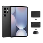 Pad 9 Pro 10.1인치 4G LTE 태블릿 PC 콤보 세트, 4GB+32GB, Android 10 MT6755 옥타 코어, 키보드 / 마우스 / 가죽 케이스 포함, EU 플러그, EU 플러그