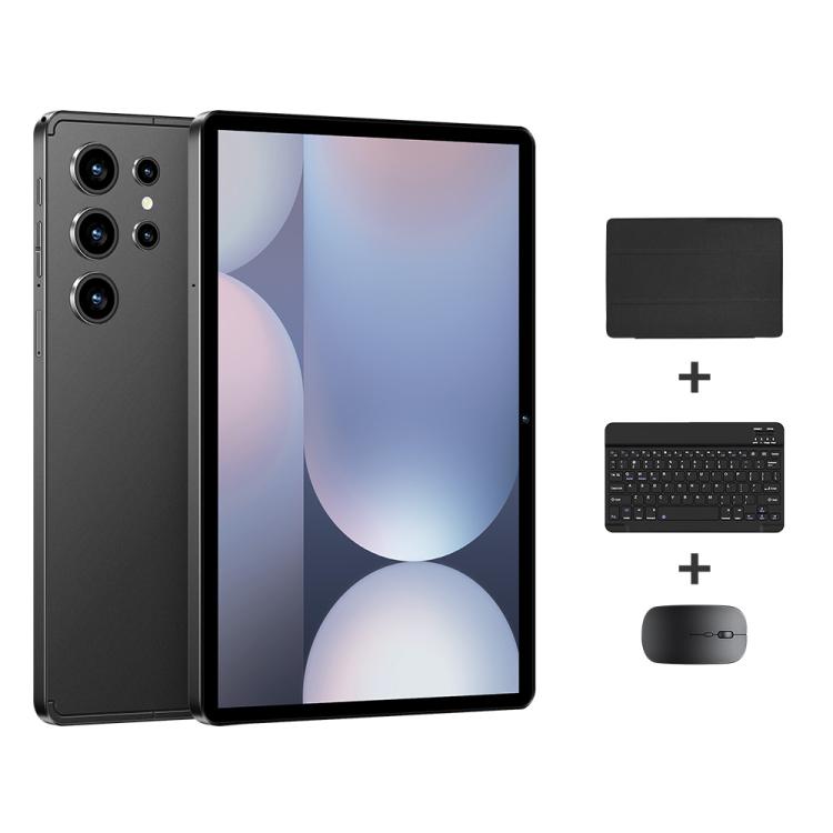 Pad 9 Pro 10.1인치 4G LTE 태블릿 PC 콤보 세트, 4GB+32GB, Android 10 MT6755 옥타 코어, 키보드 / 마우스 / 가죽 케이스 포함, EU 플러그, EU 플러그