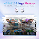 Pad 9 Pro 10.1인치 4G LTE 태블릿 PC 콤보 세트, 4GB+32GB, Android 10 MT6755 옥타 코어, 키보드 / 마우스 / 가죽 케이스 포함, EU 플러그, EU 플러그