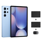 Pad 9 Pro 10.1인치 4G LTE 태블릿 PC 콤보 세트, 4GB+32GB, Android 10 MT6755 옥타 코어, 키보드 / 마우스 / 가죽 케이스 포함, UK 플러그, UK 플러그